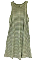 Women's Striped Tank Dress - A New Day Green XXL. Pre-priced @ $15